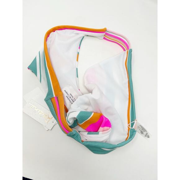 Raisins Multicolor Striped Triple Side Bikini Bottom Large NWT - Picture 7 of 8